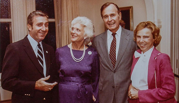 Hughes and Bush families