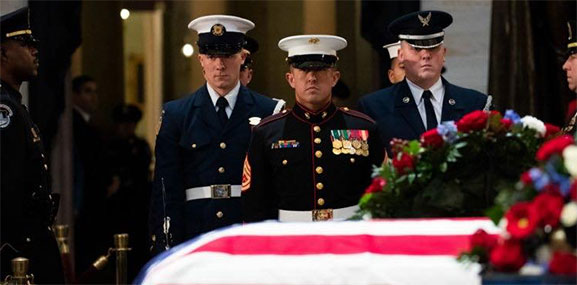 Alumnus at Bush funeral