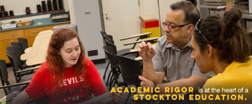 students and professor in a classroom