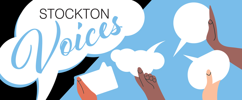 Stockton Voices logo