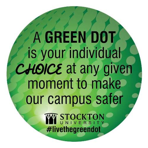 Round Green Dot is a choice Stockton logo