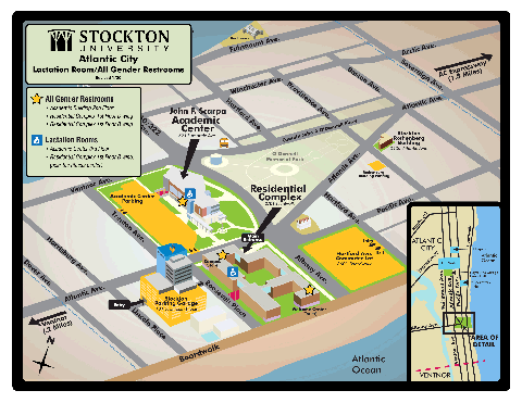 Atlantic City campus map